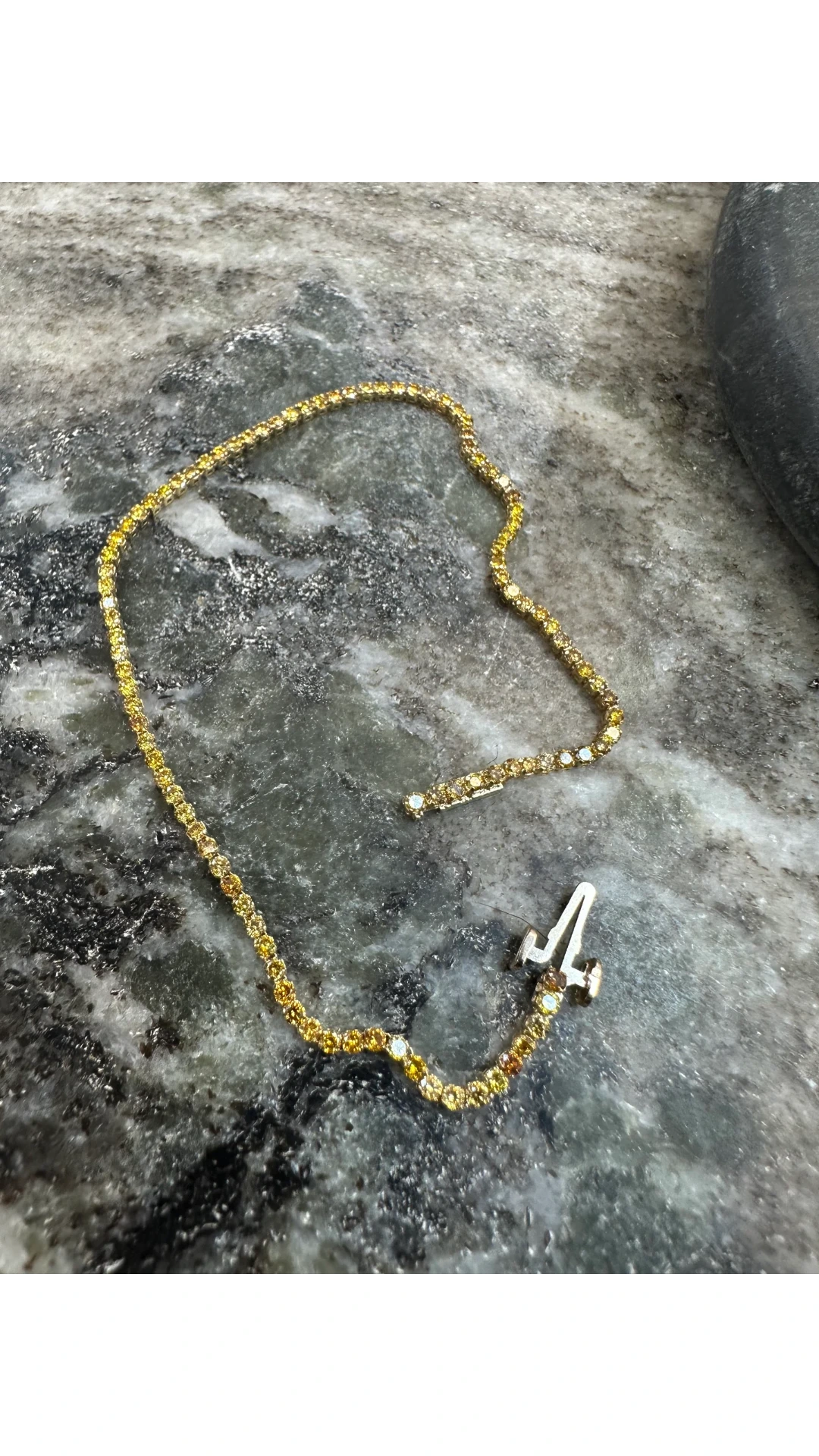 Eigen 18K Yellow Gold Diamant Bracelet