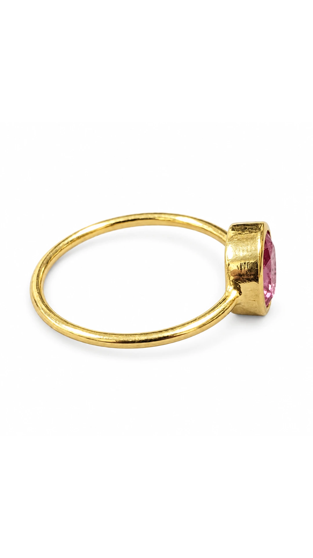 Modern 18K Yellow Gold Topaas Ring product view 3