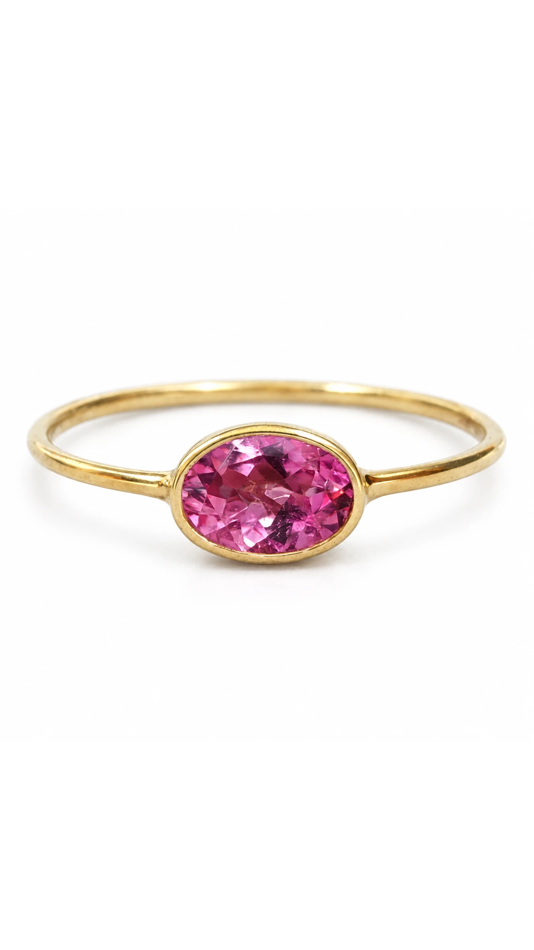 Modern 18K Yellow Gold Topaas Ring product view 5